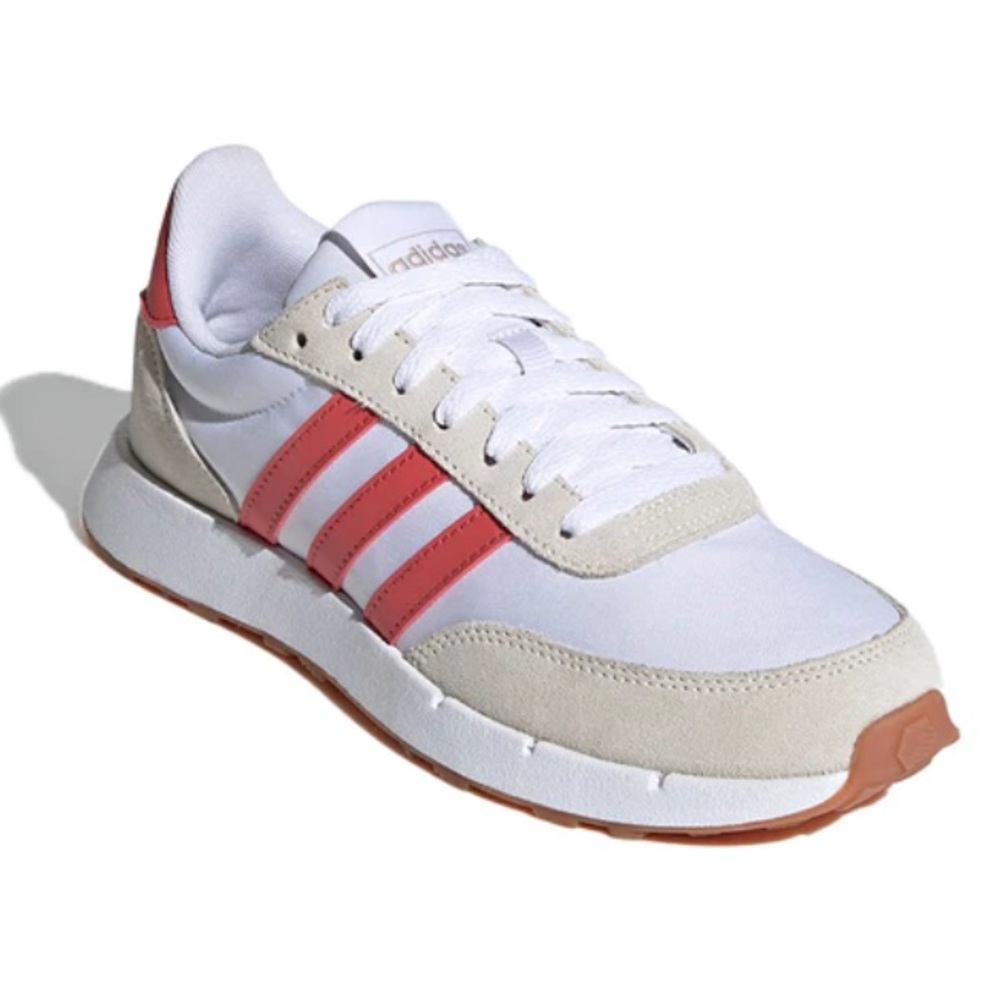 WMNS) adidas Run 60s 2.0 'White Crew Red' FY5960 women’s size US 6, EU 37.3